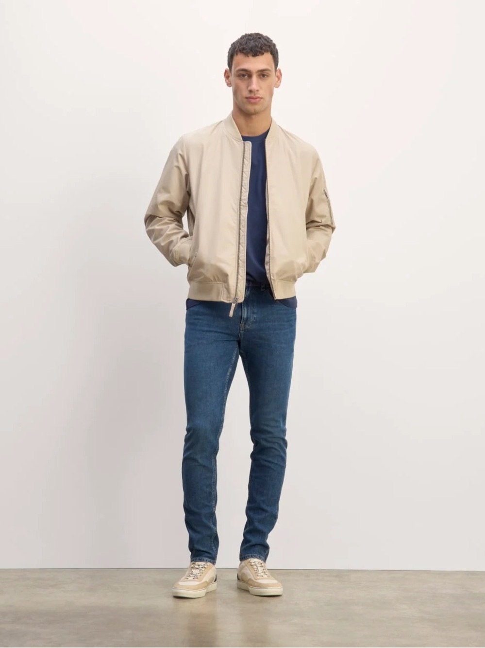 Everlane The Skinny 4-Way Stretch Organic Jean Uniform Medium Indigo 32x32 NWT